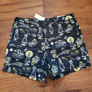 NWT American‎ Eagle Outfitters Hawaiian AOP Hula Flat Front Short Size 35 6 Inch